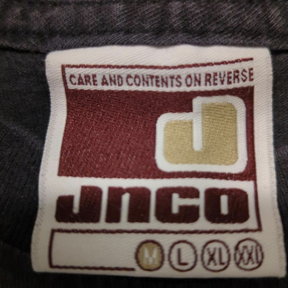 JNCO brand flame head tee Size M great condition skater guy 17in pit2pit - Picture 3 of 4